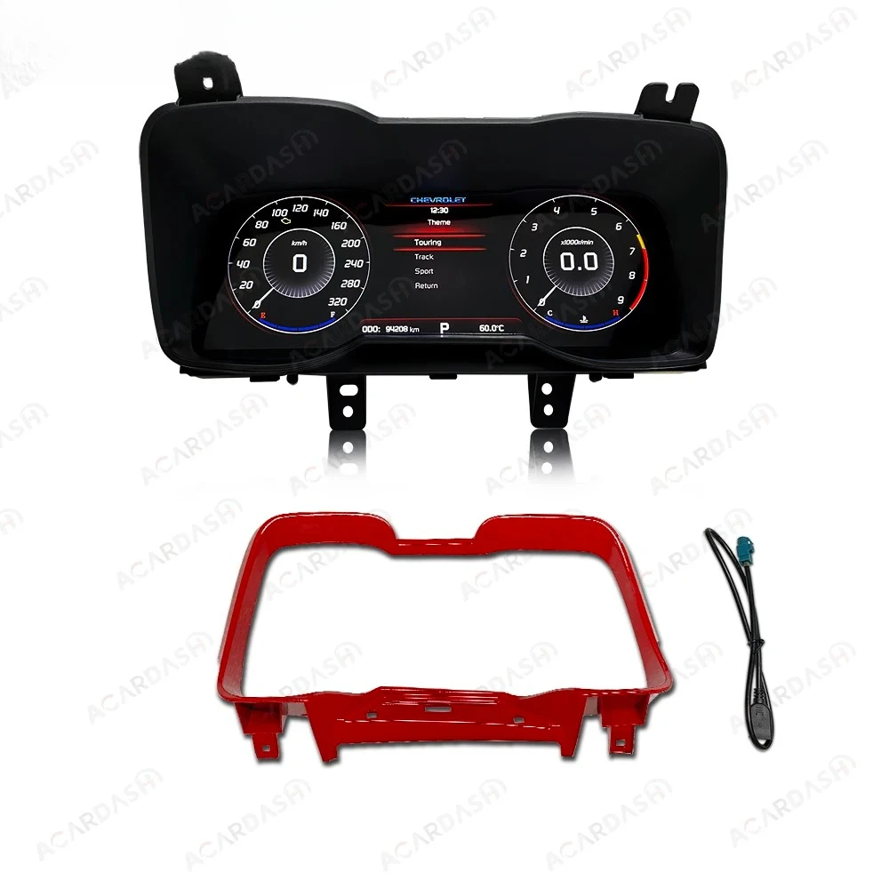 ACARDASH - Panel de Instrumentos Digital, Velocímetro Digital, Tablero Digital, Conexión Plug and Play con Pantalla Head-Up para Chevrolet Camaro de 5ª Generación 2