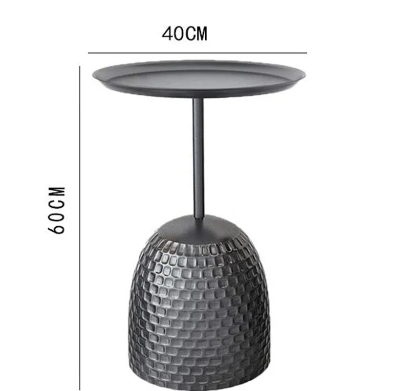 Nordic Simple Creative Small Coffee Table Living Room Sofa Round Table Side Bedside Marble Corner Gold JK696ST