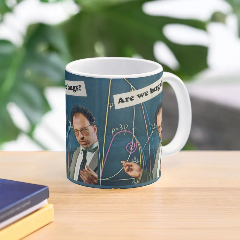 

Are We Bugs  - Funny Scientist Collage Retro Vintage Science Coffee Mug Travel Espresso Cups Mug