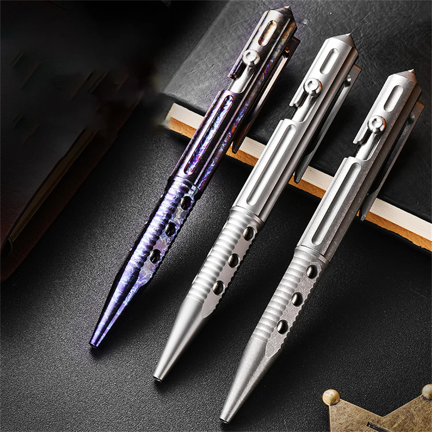 

Titanium alloy Gunbolt Tactical Pen Outdoor Tungsten head Window Breaking Multifunctional Tool Business Signature Pen EDC