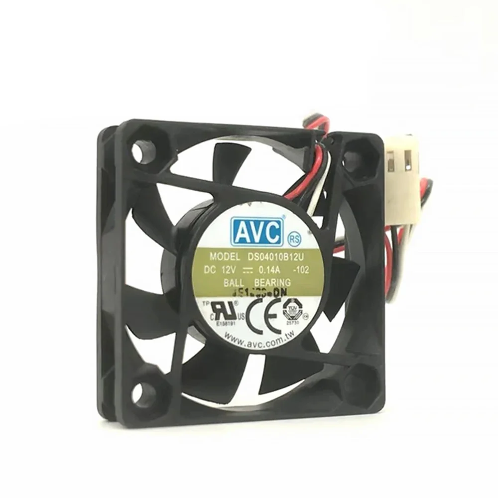 Осевой вентилятор охлаждения ЦП для AVC DS04010B12U 4010, двойной шарикоподшипник, 12 В, 5500 А, 4 см, 40x40x10 мм, об/мин, куб/мин