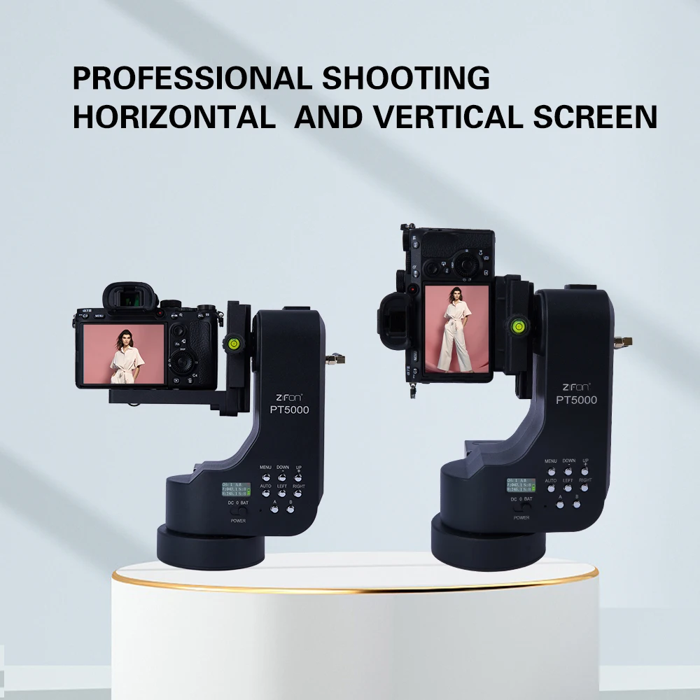ZIFON PT5000 Auto Motorized Rotating Panoramic Head 360&deg; Panoramic Motorized gimbal for Sony Canon Micro Camera