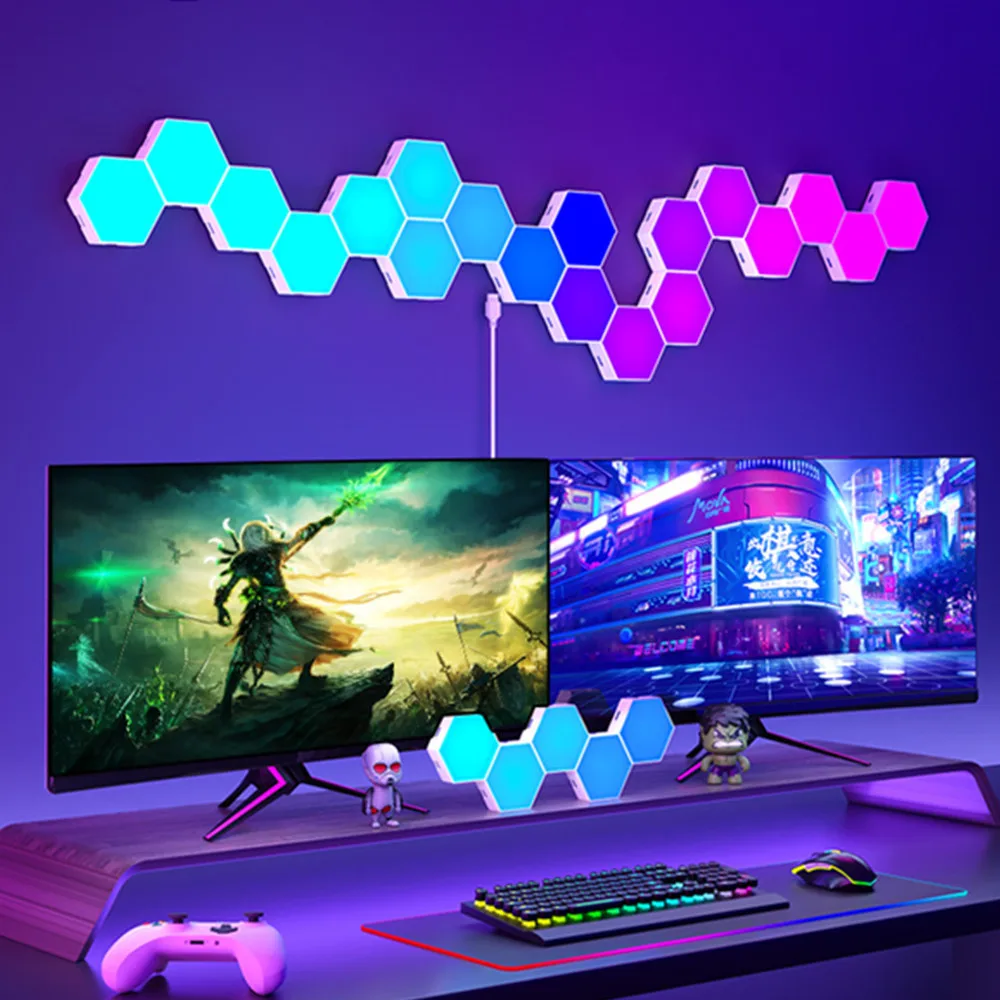 Gaming Atmosphere Lights Background Wall Decorative Lights Living Room ...