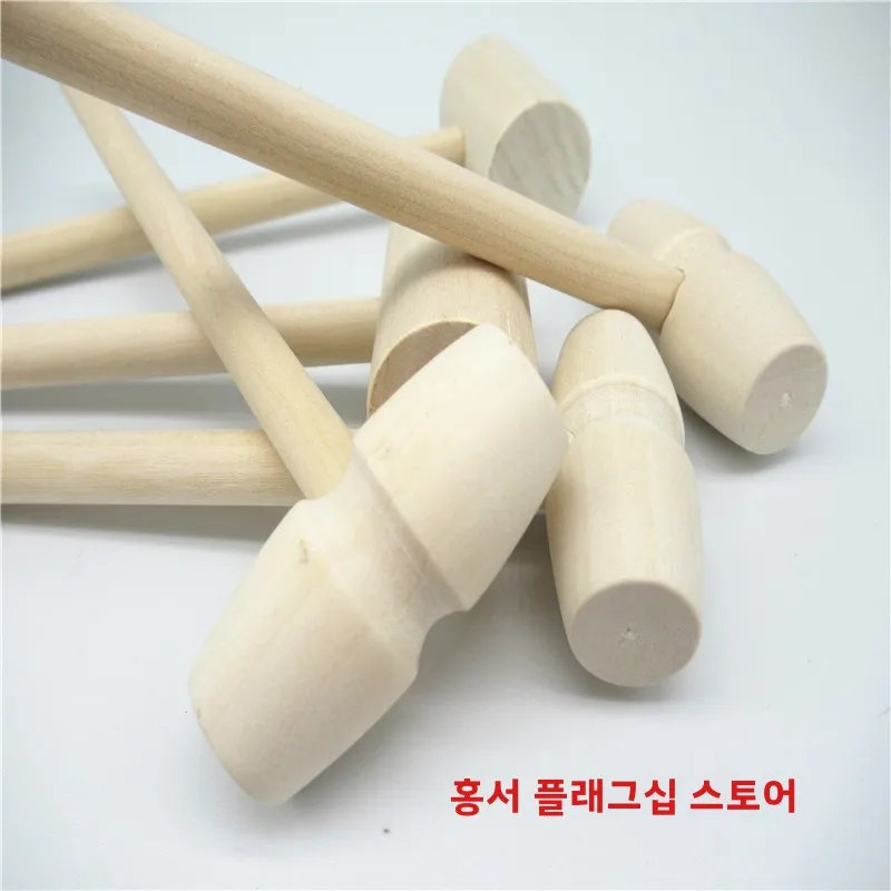 미니 나무 망치 장난감 수제 공예 비터 너도밤나무 손잡이 작은 테이퍼드 망치 수집용 장인정신