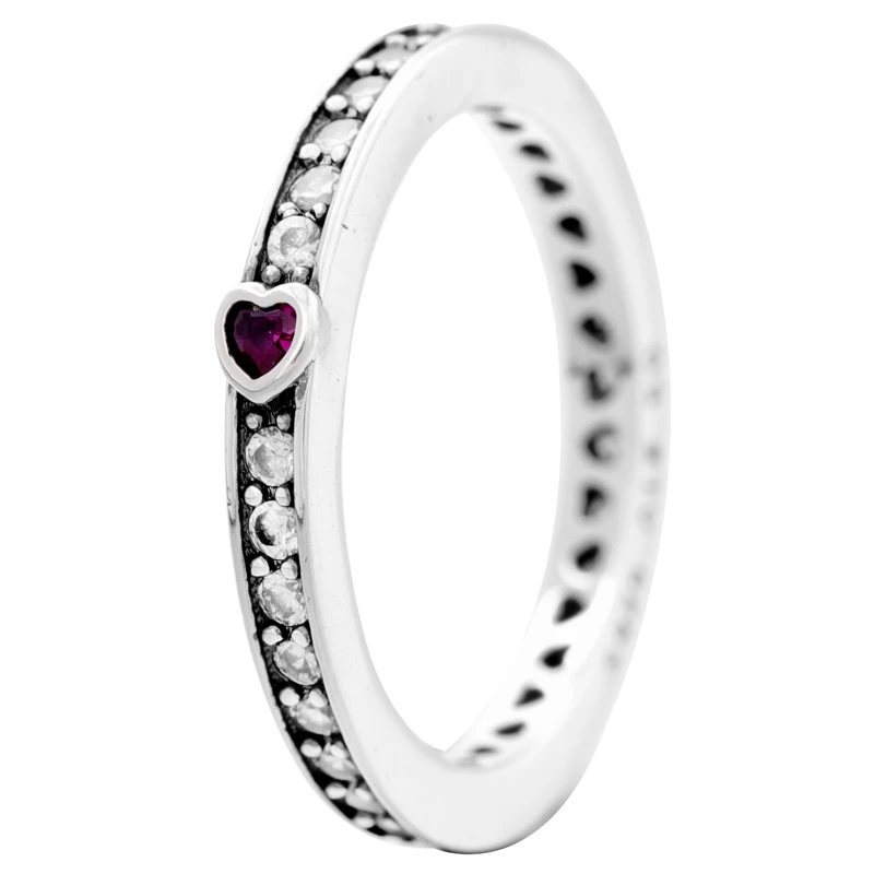 Anillo de Plata de Ley 925 auténtica para mujer, sortija con corazón radiante, mensaje de amor, sol, luna, estrella de la suerte, regalo de cumpleaños, joyería artesanal