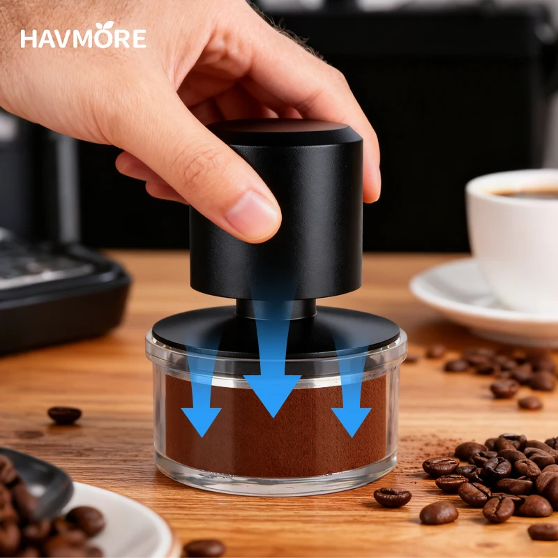 مكبس قهوة هافمور الاحترافي بضغط ثابت، ستانلس ستيل...