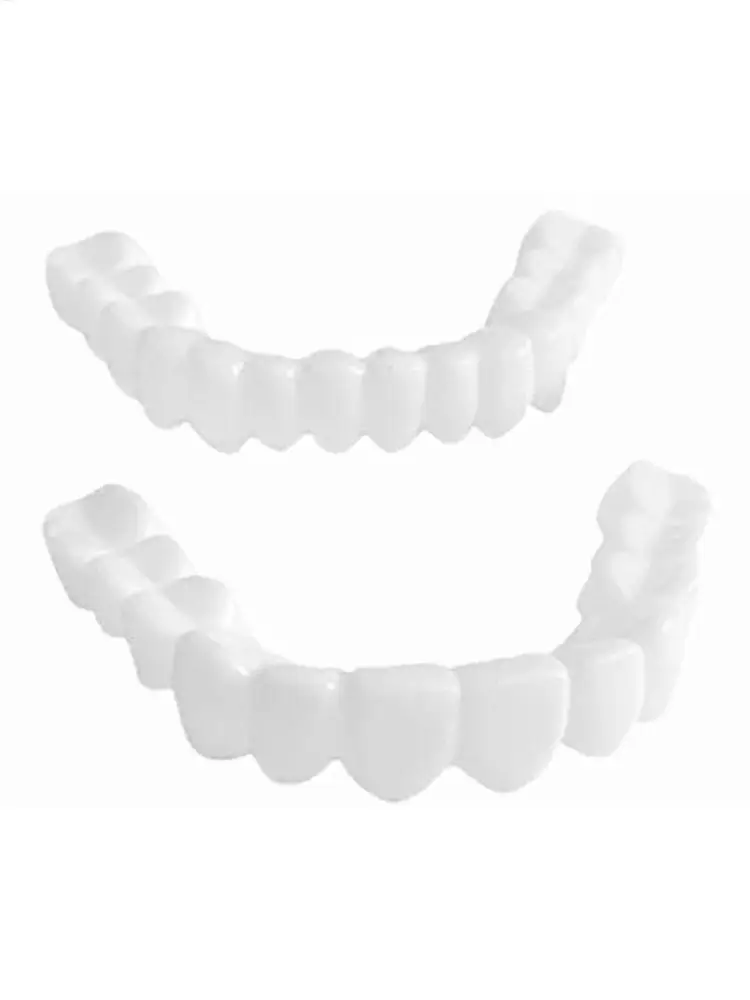 Tooth Veneers Unisex Teeth Veneer Upper Lower Veneers Temporary Smile Improver Instant Confidence Smile Tools Beauty Tool
