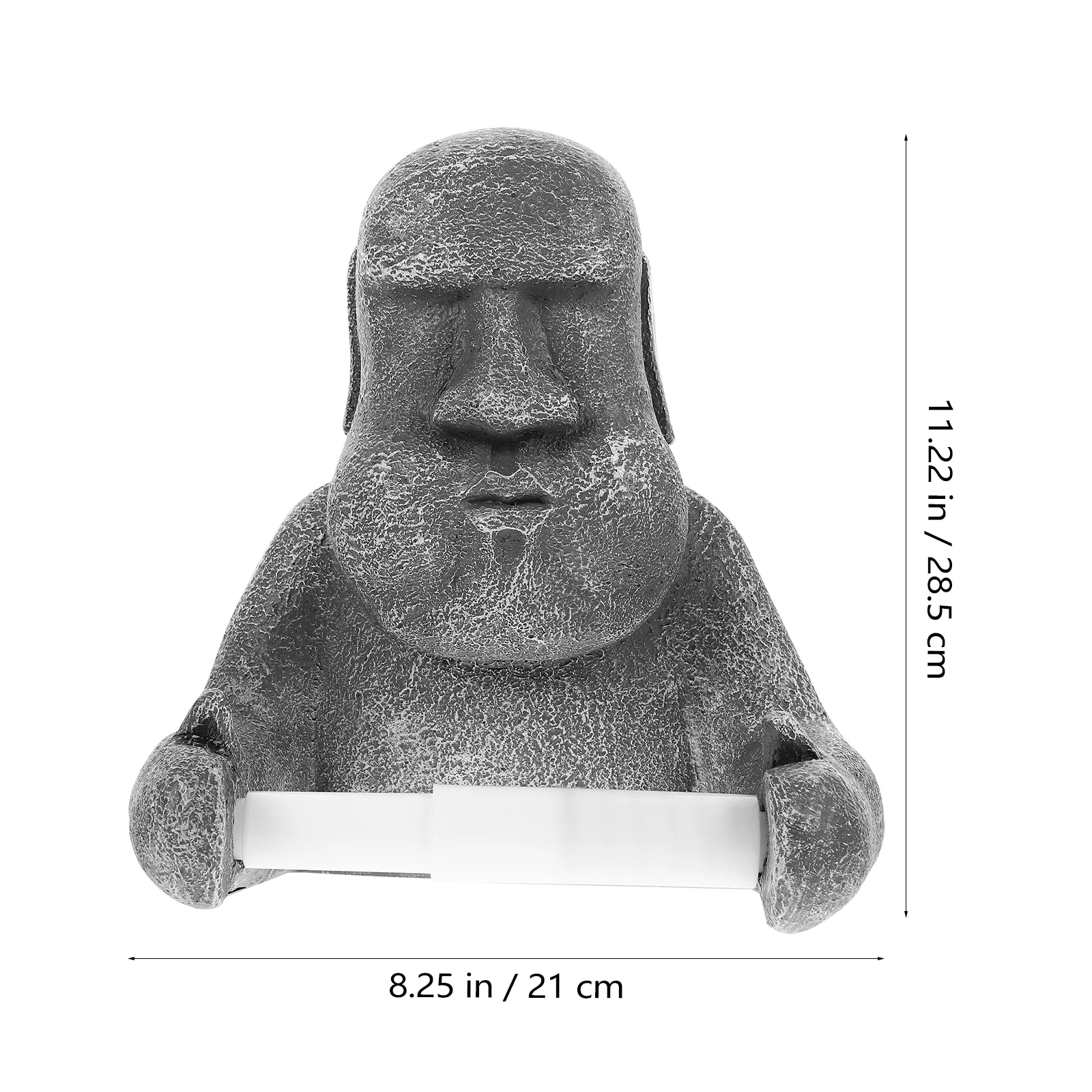 3D Three-dimensional Tissue Box British Portrait Towel Holder Desktop Towel Rack Sculpture Moai Paper Towel Holder