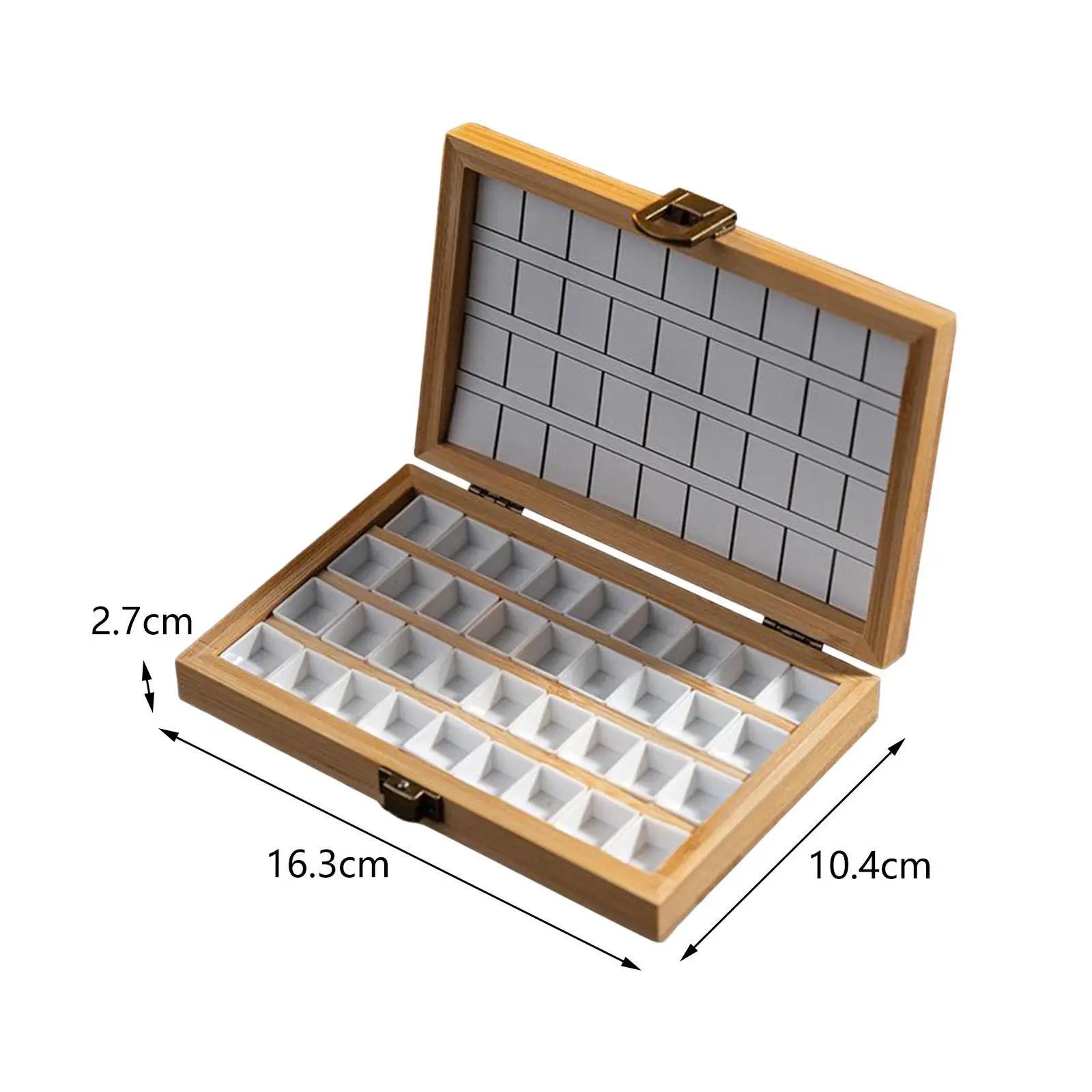 Empty Watercolor Palette Paint Container Paint Tray Box for Artists Painters