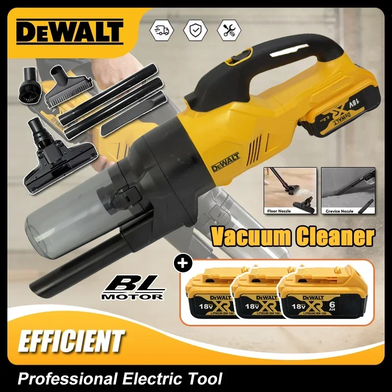 디월트 무선 핸디형 진공청소기 (가정 및 차량용) - 나무 바닥 및 카펫 바닥에 이상적 - 디월트 배터리용 전동 공구