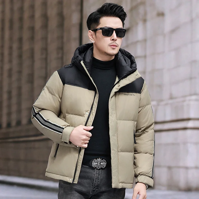 Chaqueta de plumón ultraligera de invierno para hombre 2024, ropa de diseñador de lujo ligera, abrigo grueso de invierno, chaqueta con calefacción, chaqueta de invierno