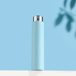 Rotating Travel Perfume Atomizer - Portable Refillable Spray Bottle, 8ml Capacity - Plastic (Blue)