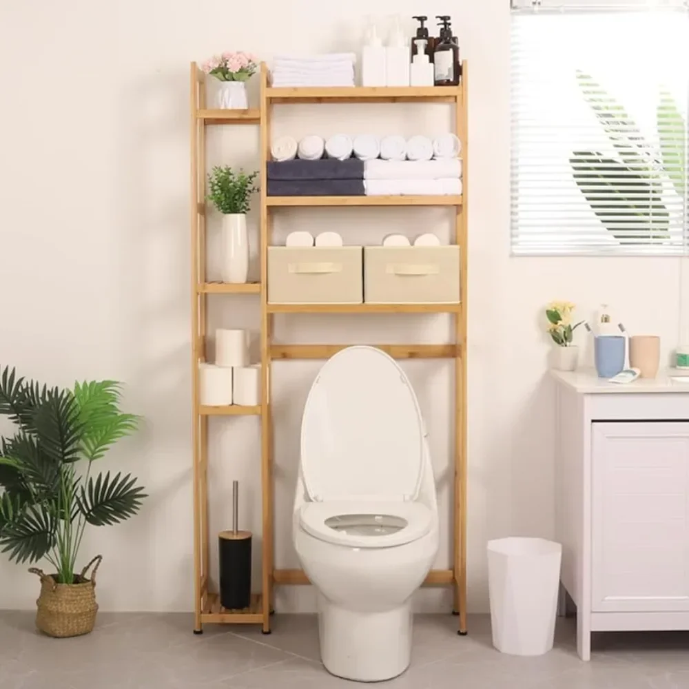Shelf for Bathroom Decorations and Accessories Laundry Restroom Over The Toilet Storage