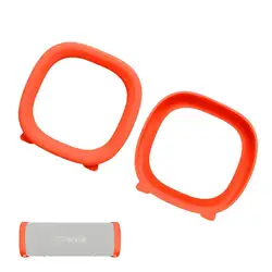 Silicone Protective Anti - Drop & Dustproof Speaker Case with Non - Slip Edge (Orange)