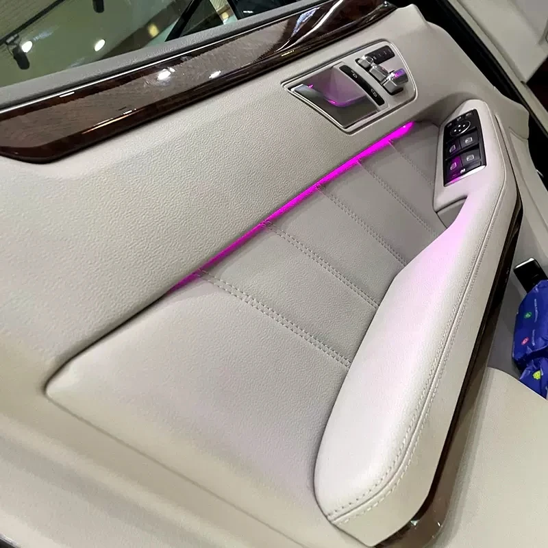12 color LED ambient light for Mercedes-Benz E-Class W212 E200L E260L E300L  C218 CLS 2010-2018 steering wheel control