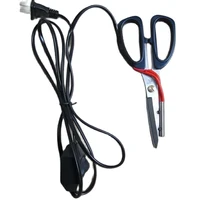 1pc Electric Heating tailor scissors Power hot shears knife heated pen working indicator for cloth cutting 1