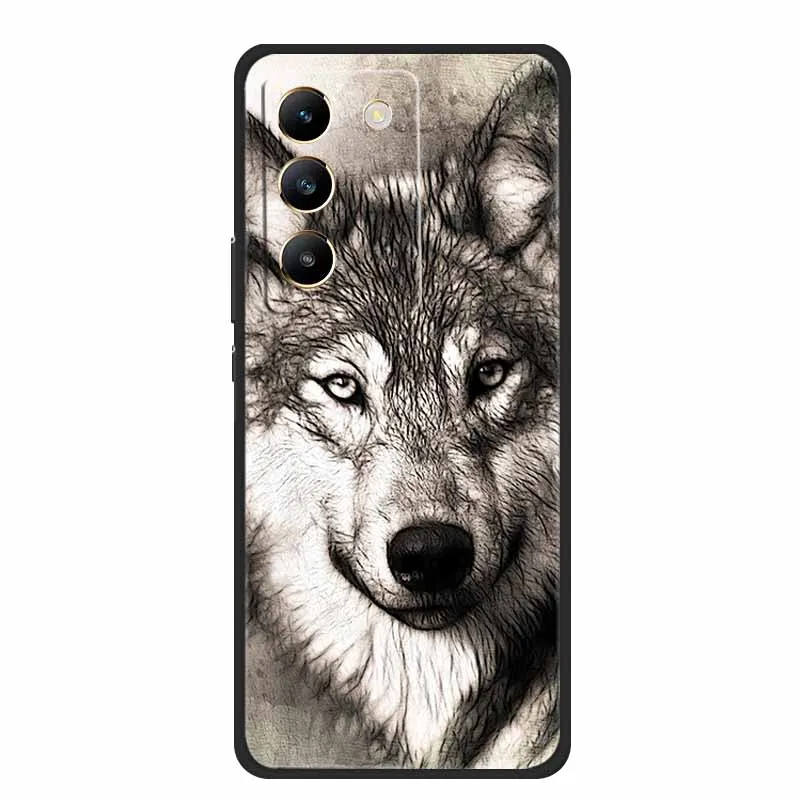 Black Silicone Soft Phone Case - Durable and Stylish Back Cover  Bag