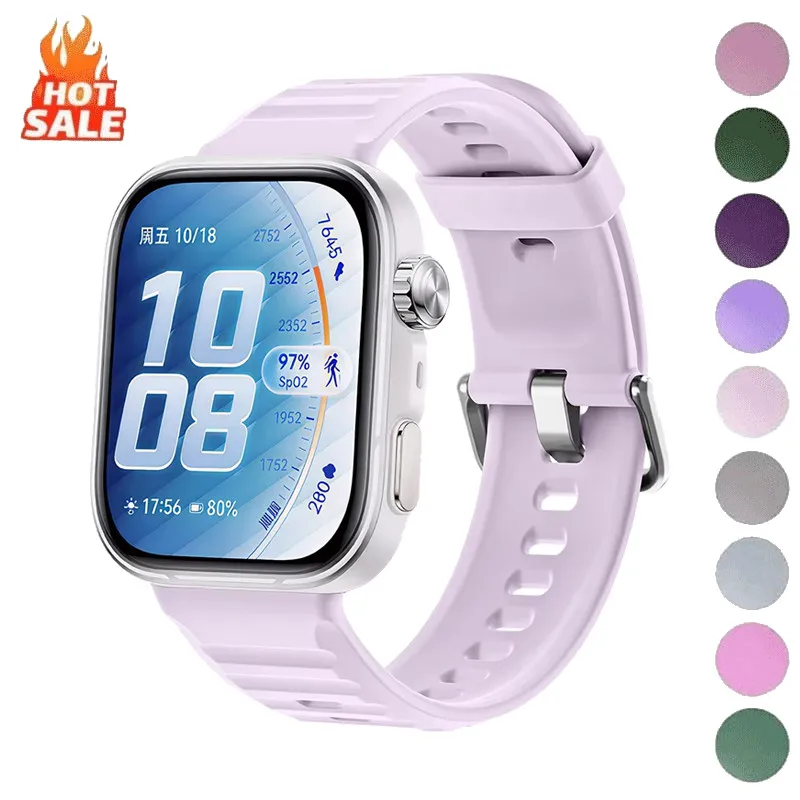 Silicone Quick-Release Waterproof and Sweatproof Watch Band