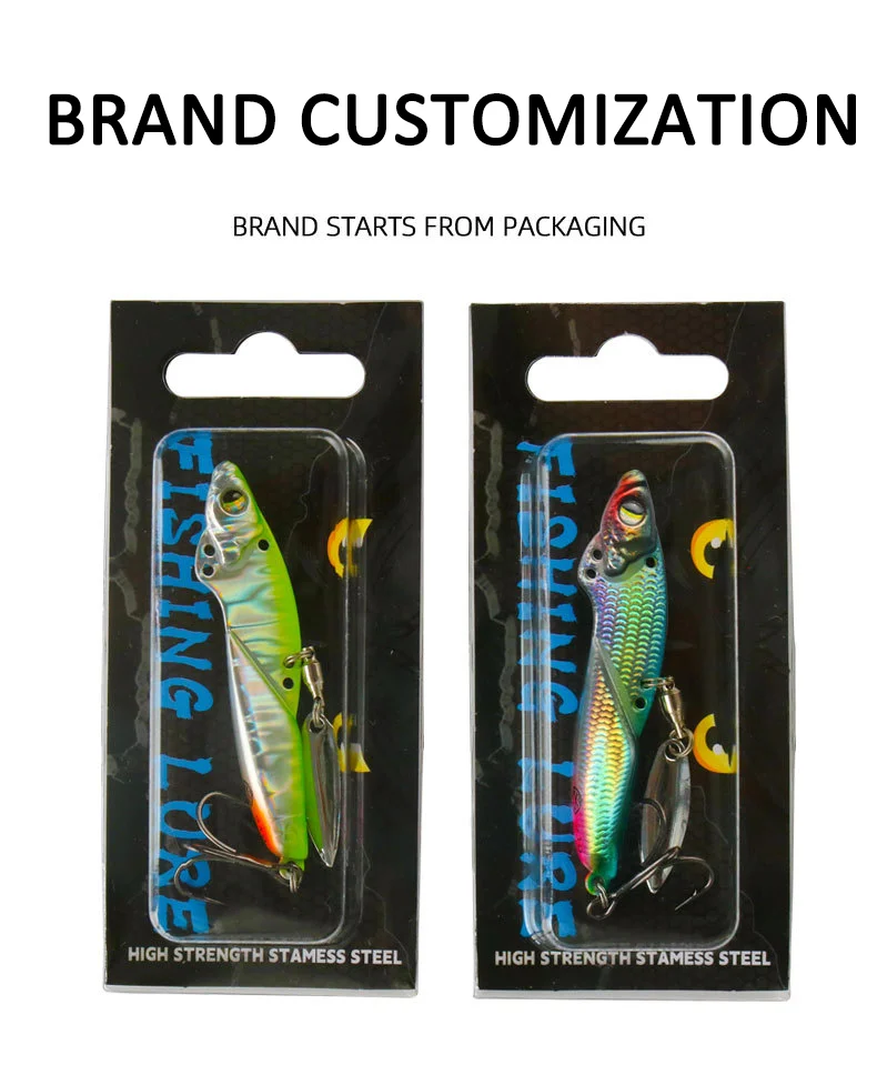 Metall Jig und Vib Angel köder, Jigging Tackle, rotierender Löffel, Wobbler, sinkender harter Köder für Bass und Hecht, neu, 8g, 16G, 21g – Detail 9