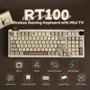 RT100 Mechanical Keyboard, Retro Gaming Keyboard, with Display Screen, BT5.0/2.4G/USB-C 97 Keys Gasket Custom Keyboard 1