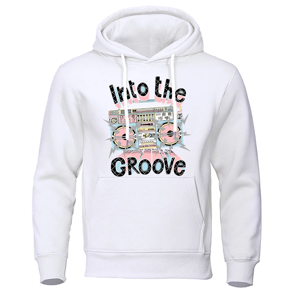 

Into The Groove Dynamic Music Festival T-Shirt Mens Harajuku Cotton Tshirt Vintage Street Short Sleeve Cool Soft Mens Tee Shirts