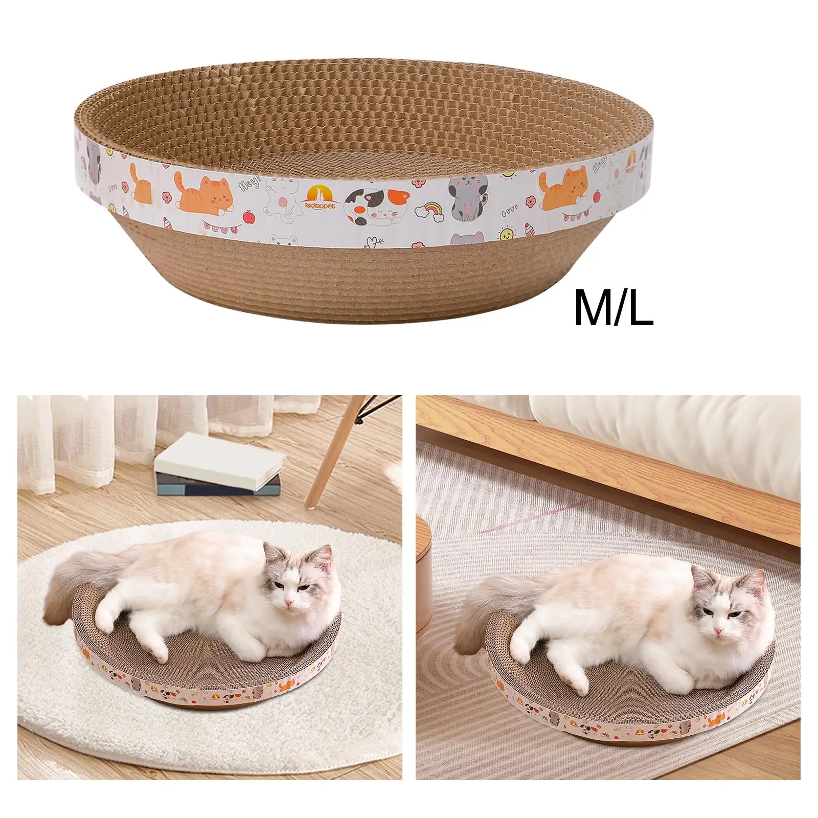 고양이 긁기 패드, 잠자는 애완 고양이 침대, 고양이 긁기 소파