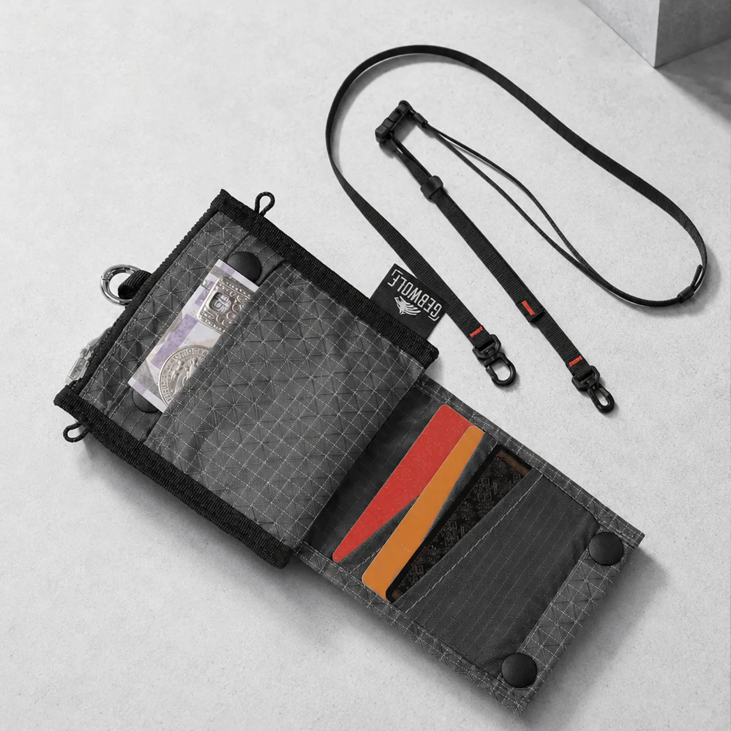 Compact Lightweight Crossbody Bag with Adjustable Strap - Perfect for Travel, Hiking, and Daily Use