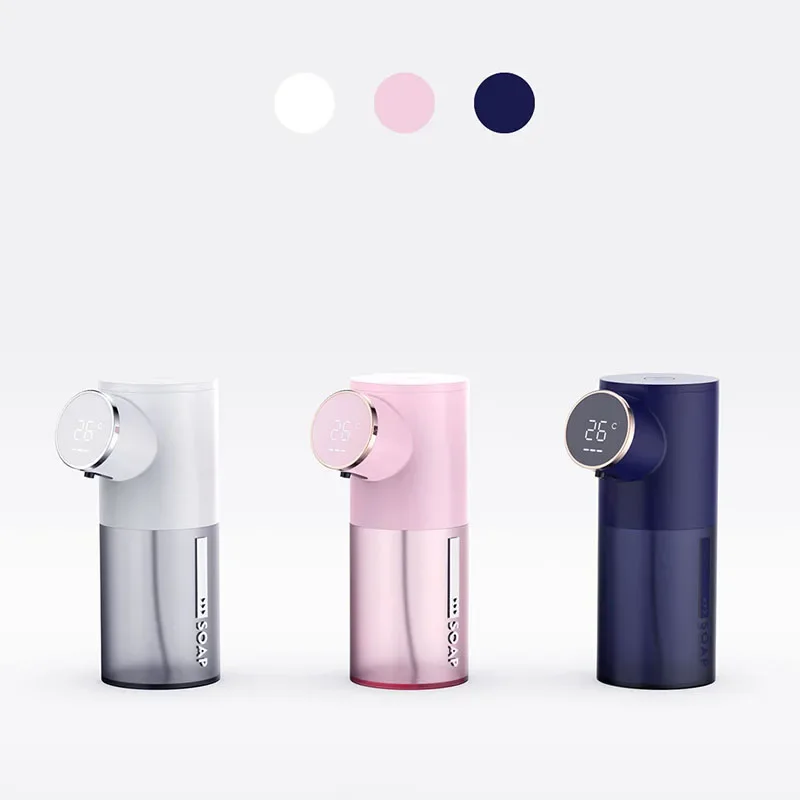 Automatic Soap Dispenser USB Rechargeable 320ml Liquid Soap Dispensers Digital Display Foam Hand Sanitizer Machine