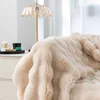 Bubble Rabbit Blanket Flannel Four Seasons Nap Sofa Blanket Coral Velvet Leisure Air Conditioning Cover Blanket 4