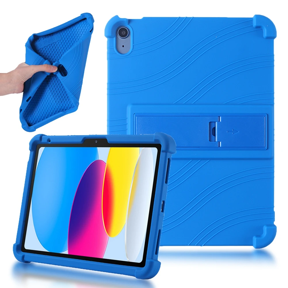 Custodia In Silicone Per Ipad Air Air 2 9.7 "Cover Per Tablet Per Ipad 10Th Gen Ipad 10.2 9/8/7Th Air 3 Ipad Pro 11 Air 4 5 Mini 6 54 Funda