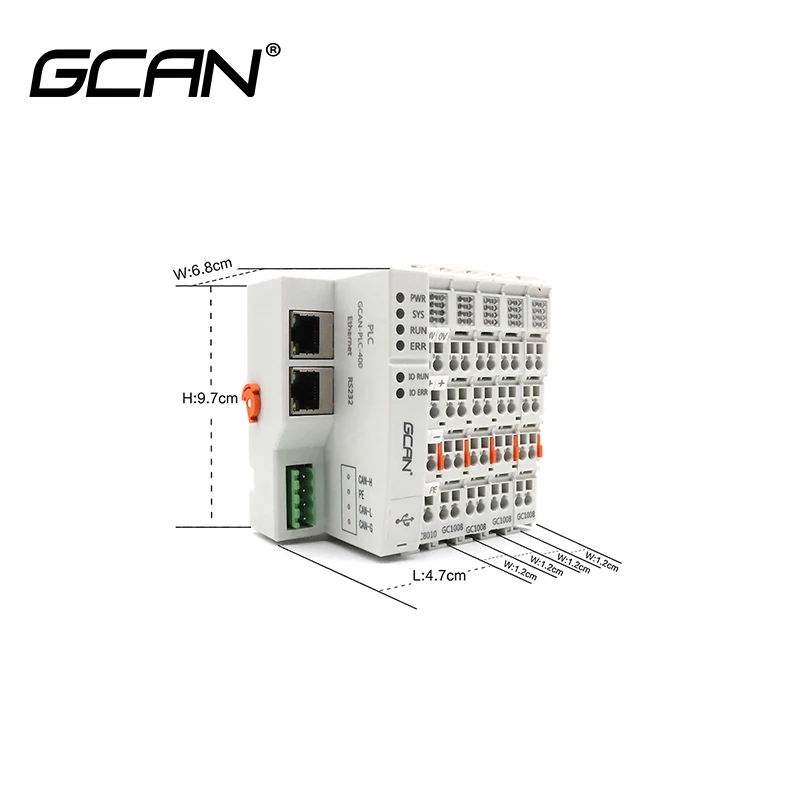 GCAN PLC   ڵȭ Ʈѷ, HMI 32 IO  ,  Can PT100