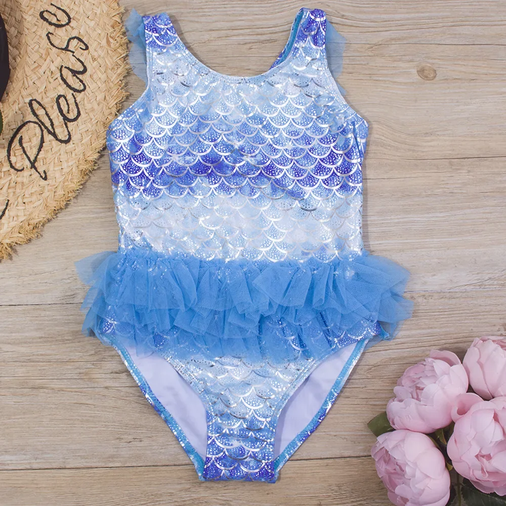 KIDS STRAIGHT NECK ONE PIECE WITH BOWS TILED IN TIME main image 1