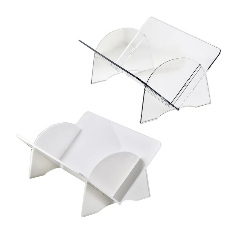 

Book Rack Tilted and Open Desktop Bookshelf for Books Magazine CDs