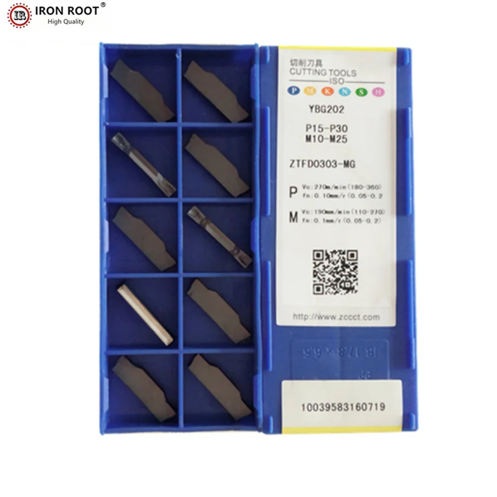 

10P вращающаяся пластина ZTFD0303-MG YBC202 CNC металлический токарный фрезерный инструмент