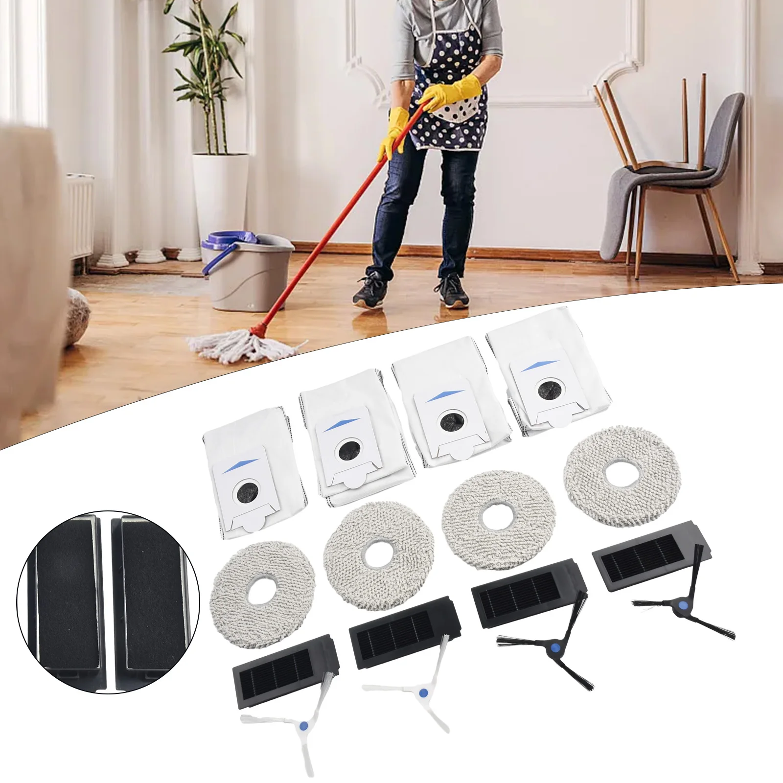 

Набор аксессуаров для пылесоса Ecovacs для DEEBOT X2,X2 Pro,DEX86