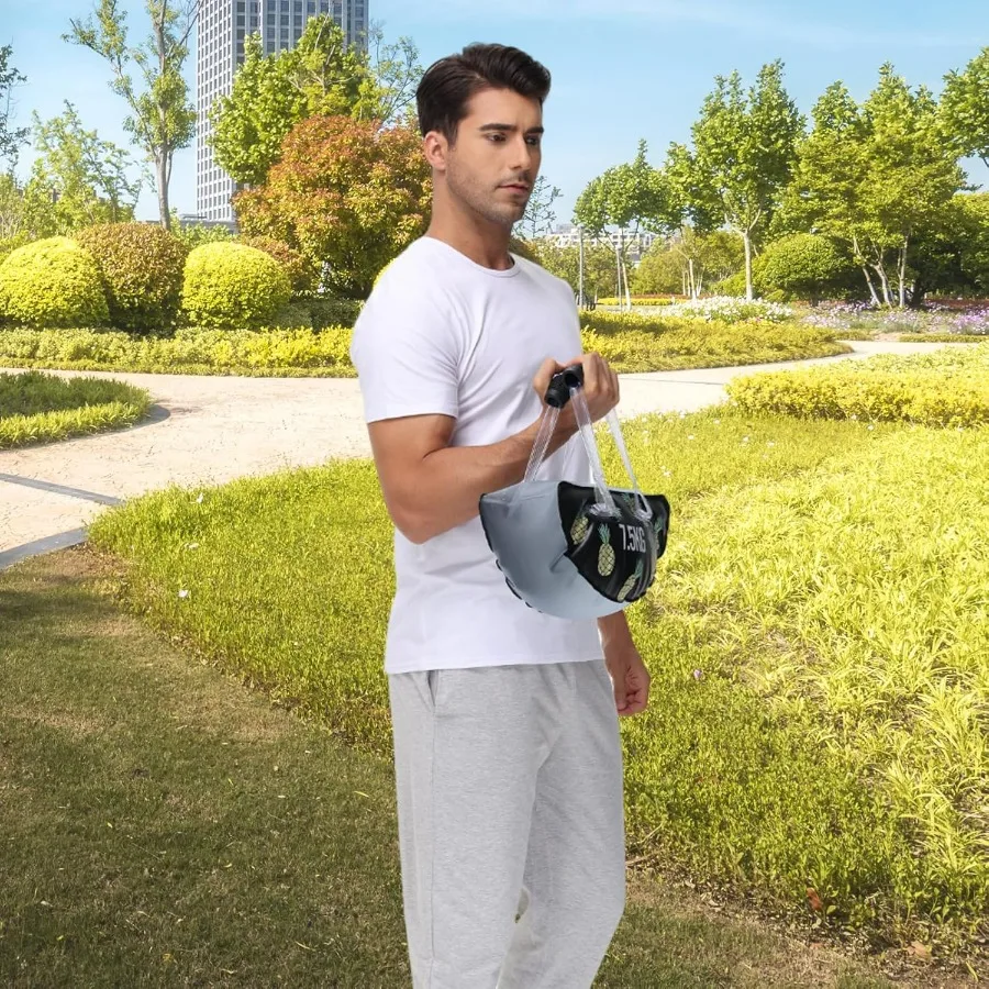 Travel Dumbbells, Water Filled Dumbbells Set, Fitness Exercise Dice 15 lbs, Portable Fitness Equipment, Fun for Strength Trainin