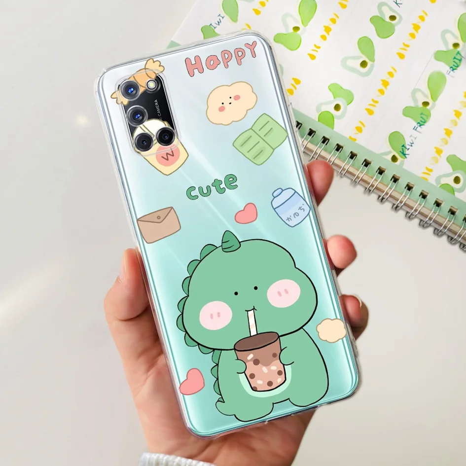 Floral Transparent Silicone Soft TPU Phone Case - Fashionable Design