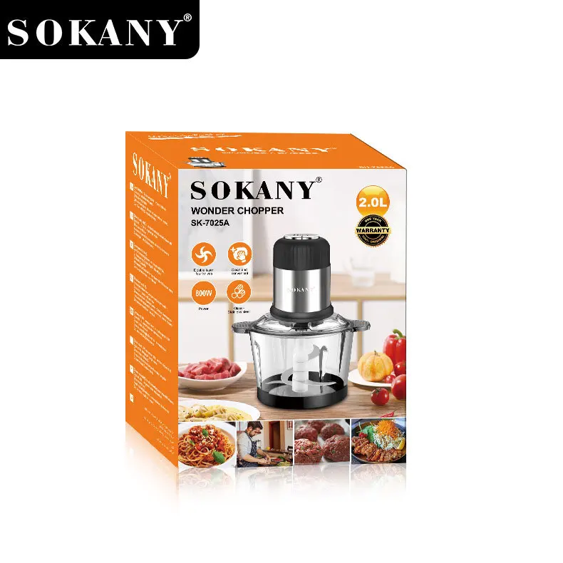 Houselin Meat Grinder, 800W Stainless Steel Meat Grinder Electric, Gear Adjustable, Button Type, Perfect for Frequent Use 3