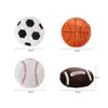 Throw Pillow Soft Cute Soccer Baseball Shape Sofa Back Throw Pillows Rubby Soccer Shape Plush Toy Room Stuffed Pillow Cushion 6