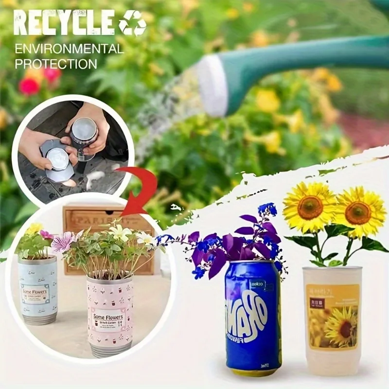 1pc Ergonomic Manual Can Opener - Smooth Edge Safety Design, No Sharp Cuts, Portable Tool for Soda & Beer Cans