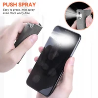 2 In1 Screen Cleaner Spray Smartphone Soft Microfiber Polishing Cloth Phone PC Cleaner Set Cleaning Brush for Apple IPad IPhone 2