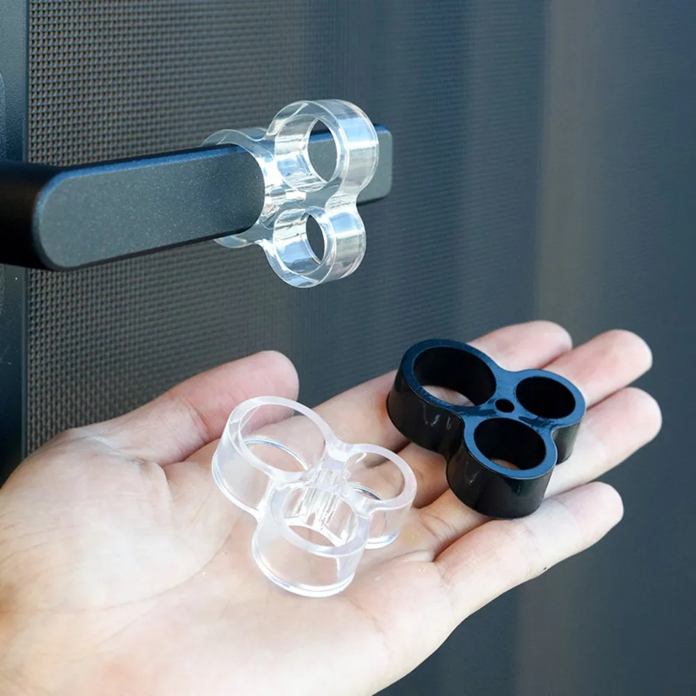 1/4/8PCS PVC Handles Door Stopper Transparent Punch-free Handle Buffer Pad O-shaped 1/4/8PCS Anti-Collision Protected Pad
