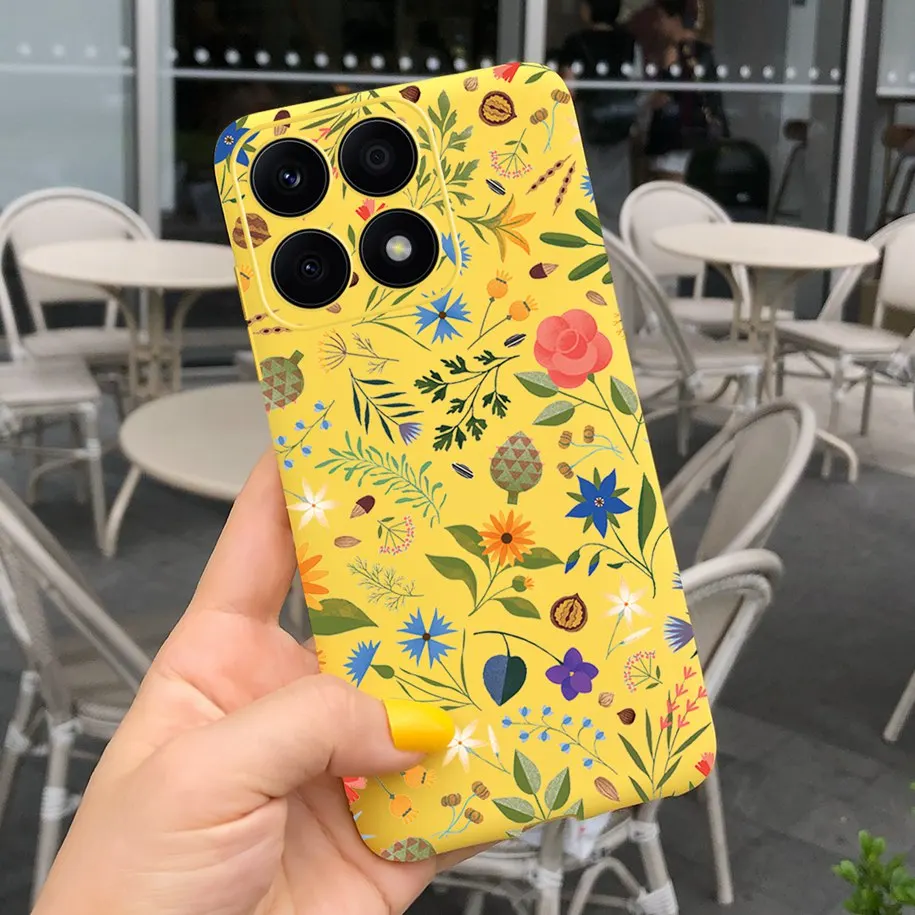 Daisy Flower Soft Silicone Phone Case Cover - Fashionable TPU Design