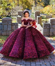 

Sparkly Off The Shoulder Quinceanear Dresses Princess Sweet 15 16 Ball Gown Beaded Dress Graduation Prom Gowns Vestidos De