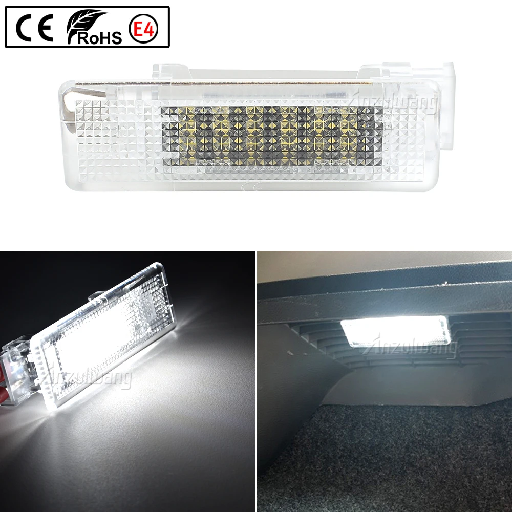 1Pc For VW Golf Mk5 03-09 Mk6 Mk7 Passat B6 B7 B8 CC Seat Loen Ibiza LED Luggage Interior Dome Light Car Trunk Compartment Lamp