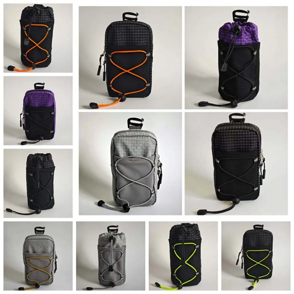 Large Capacity Portable Mountaineering Accessory Pouch with Shoulder Strap Expansion