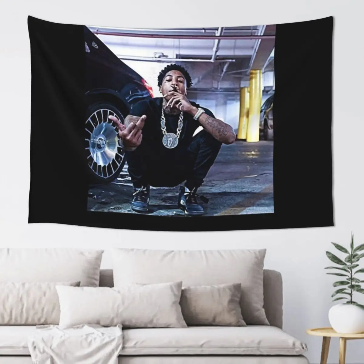 Living Room Nba Youngboy Tapestry Youngboy Tapestry NBA Youngboy
