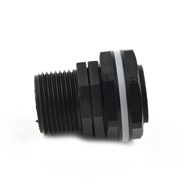1Pc Pp Tank Persely Menetes Illeszkedő Karima Csatlakozás Külső Szál Ibc Esőhordó Bélés 3/4 Hüvelyk 1 Hüvelykes 2 Rész
