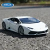 WELLY 1:24 Lamborghini Huracan LP610-4 Alloy Racing Car Model Diecasts Metal Sports Car Model High Simulation Childrens Toy Gift 1