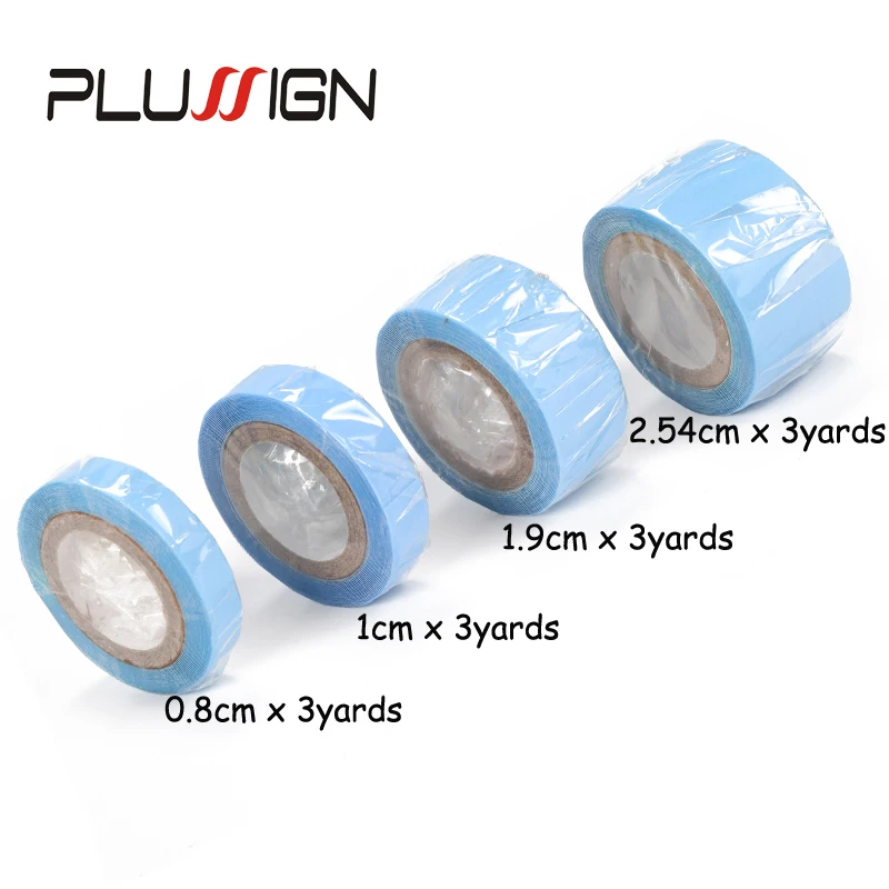Walker Tape Ultra Hold Blue Hair Tape 3Yards/Roll Hair System Nastro Adesivo Colla Per Parrucca In Pizzo/Parrucchino/Chiusura/Barba 4 Larghezze